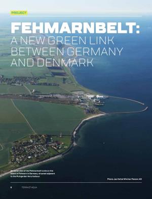 Fehmarnbelt: a New Green Link Between Germany and Denmark