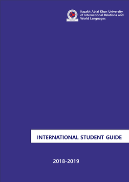 International Student Guide 2018-2019
