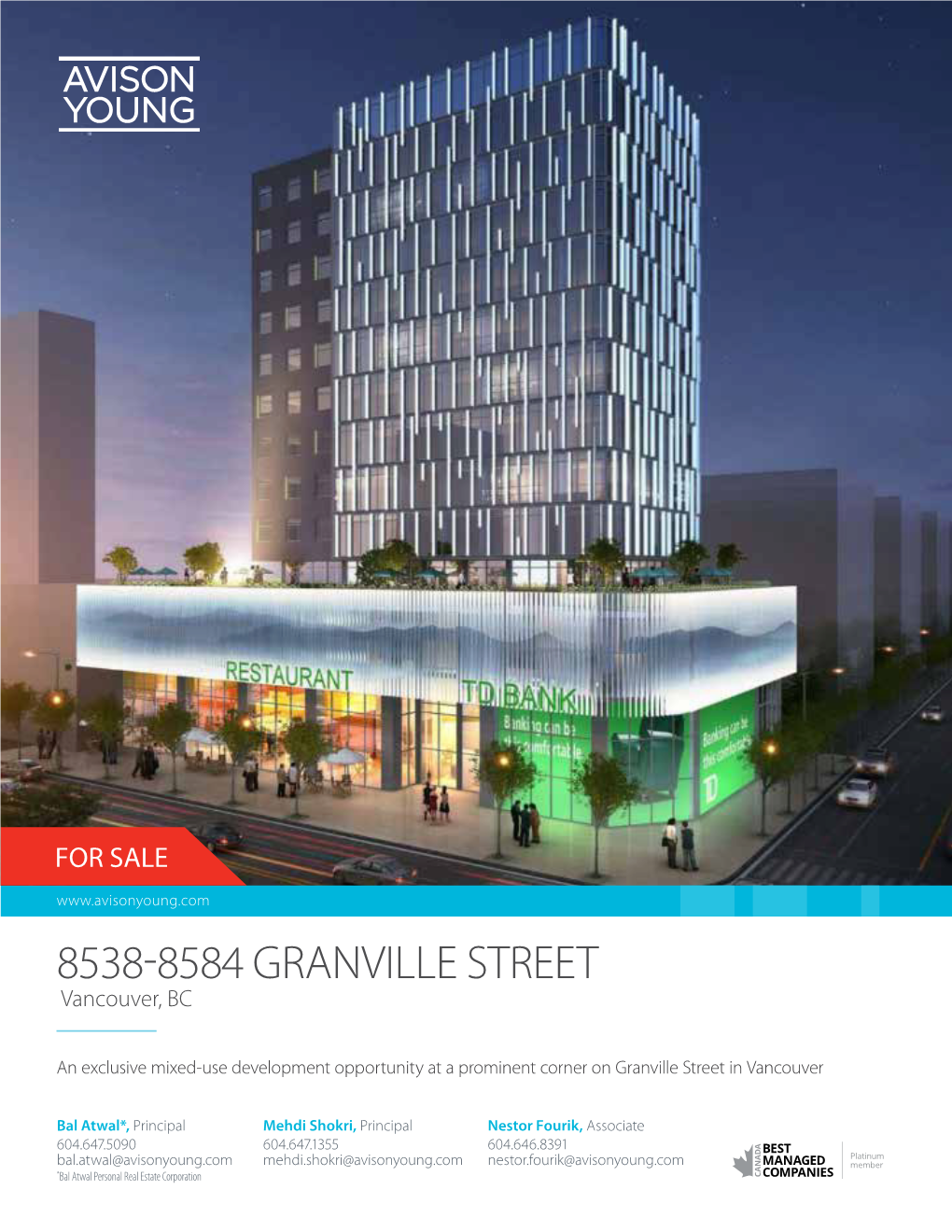 8538-8584 GRANVILLE STREET Vancouver, BC