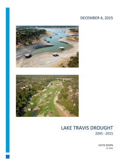 Lake Travis Drought 2005 - 2015