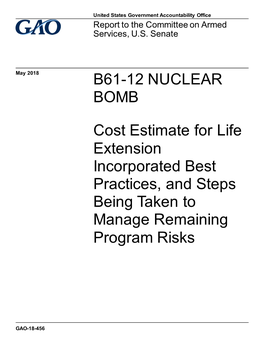 B61-12 Nuclear Bomb
