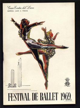 Festival De Ballet 1969 Peletero Gran Tea Tro Del Liceo