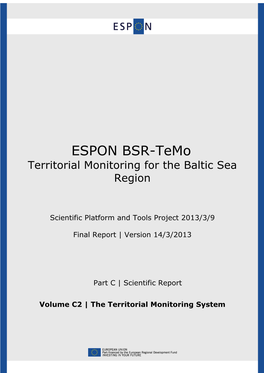 Scientific Report, Territorial Monitoring System