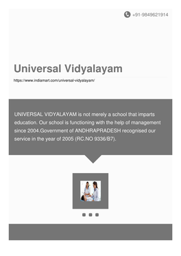 Universal Vidyalayam