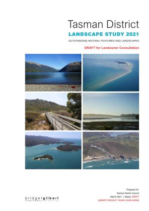 Tasman District LANDSCAPE STUDY 2021