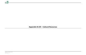 Appendix EE.09 – Cultural Resources