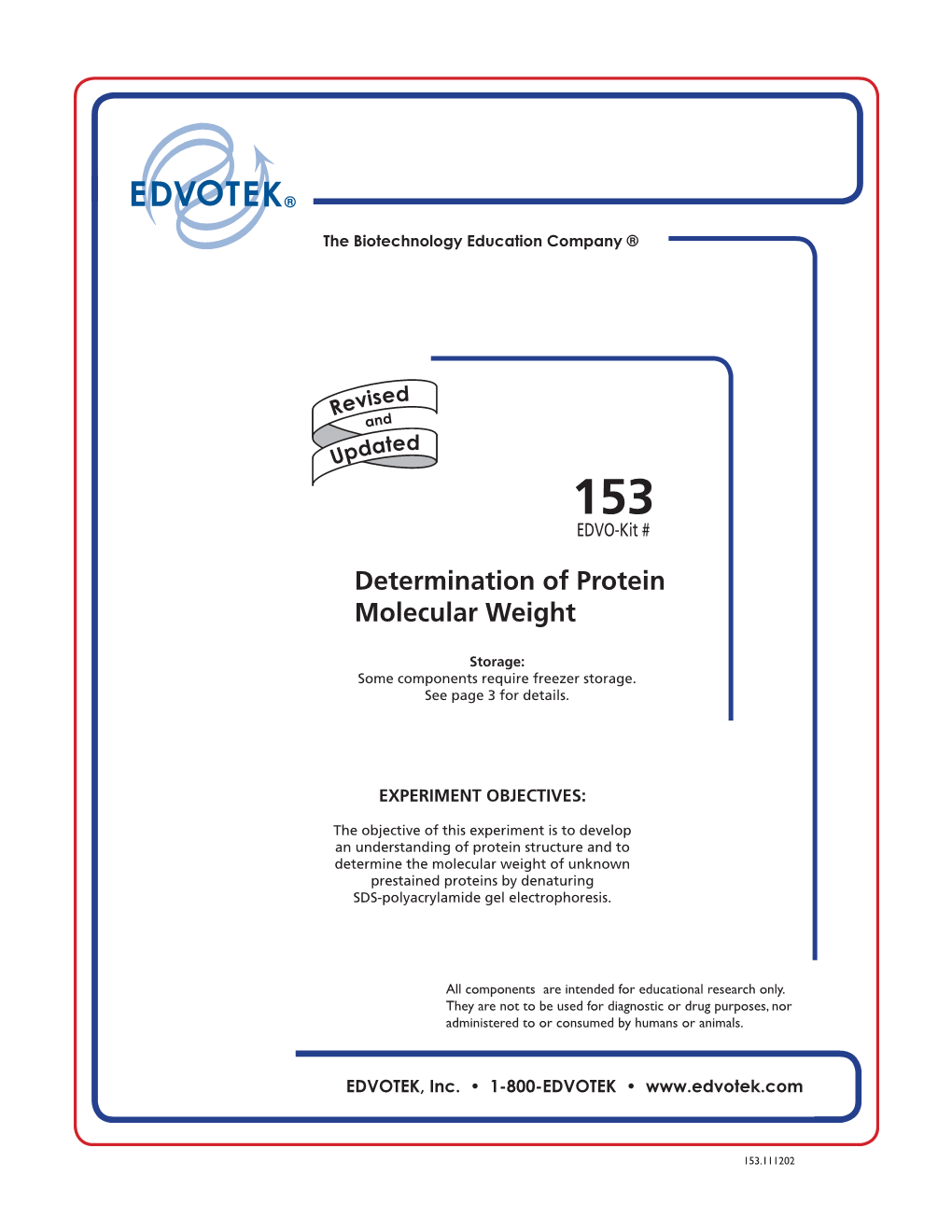 Determination of Protein Molecular Weight