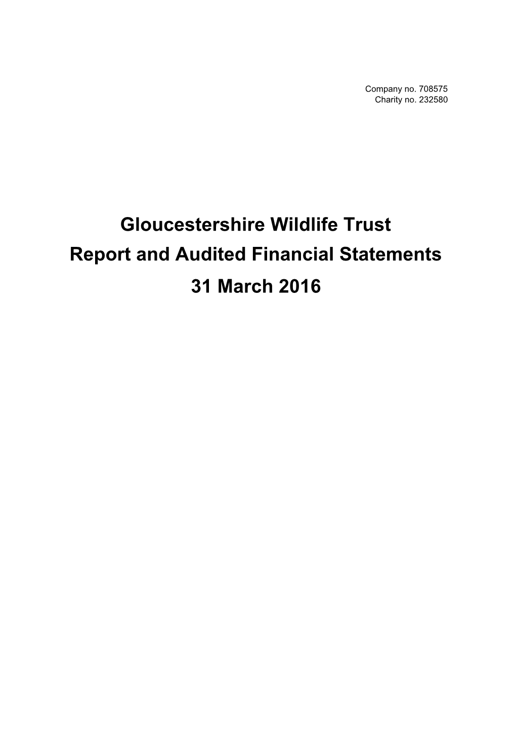 GWT Consolidated Accounts 2016.Xlsx