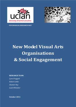 New Model Visual Arts Organisations & Social Engagement