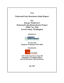 Drawdown Study Report July 2007.Pdf