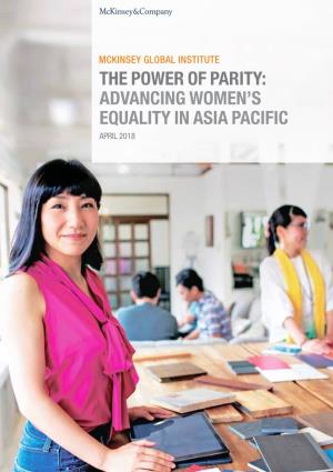 Advancing Women's Equality in Asia Pacific