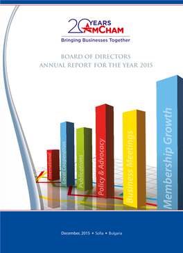 Amcham Annual Report 2015