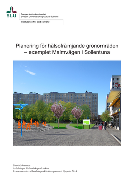 Exemplet Malmvägen I Sollentuna