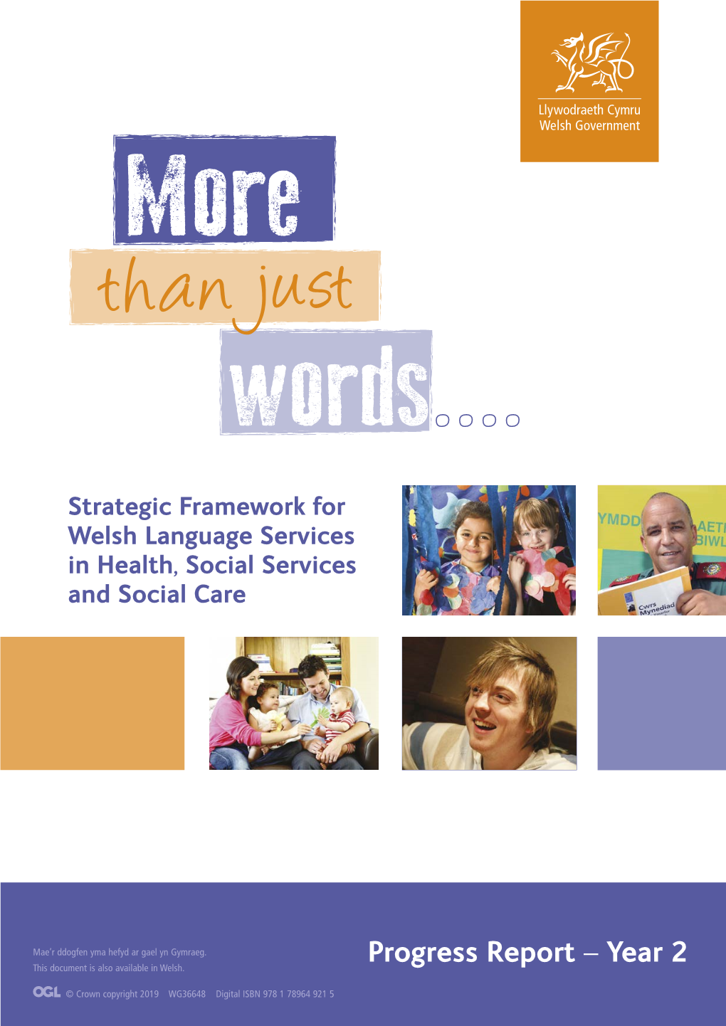 More Than Just Words... Strategic Framework for Welsh Language