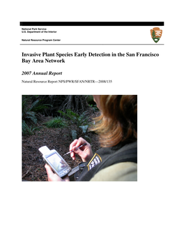 Invasive Plant Species Early Detection in the San Francisco Bay Area Network