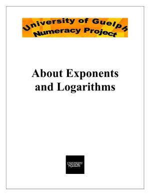 About Exponents and Logarithms