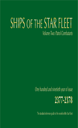 Ships of the Star Fleet ONE HUNDRED and NINETIETH EDITION