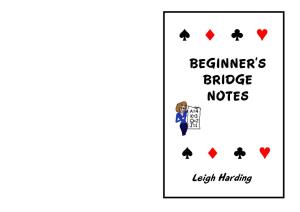 Beginner's Bridge Notes