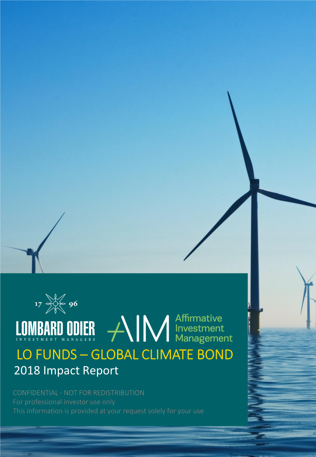 GLOBAL CLIMATE BOND 2018 Impact Report