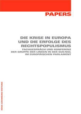 Paper-Krise EU Rechtspopulismus