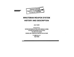 Minuteman Weapons System History