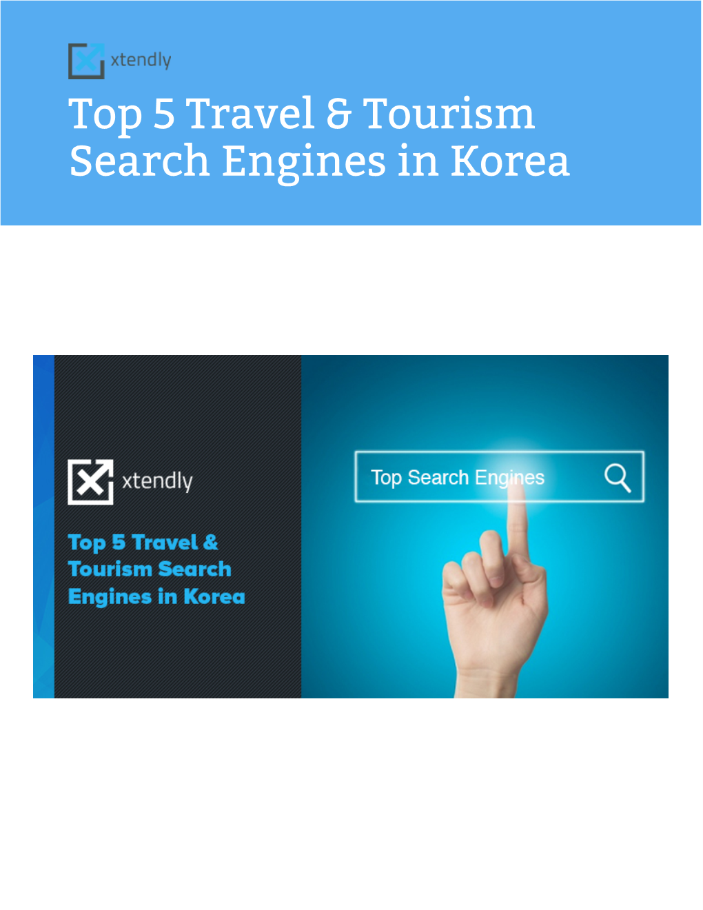 Top 5 Travel & Tourism Search Engines in Korea