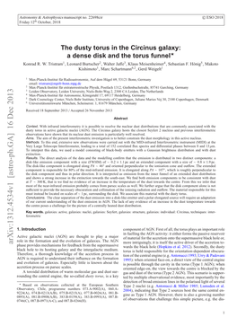 The Dusty Torus in the Circinus Galaxy Covery of True Type 2 Sources (Without Broad Emission Lines in Table 1