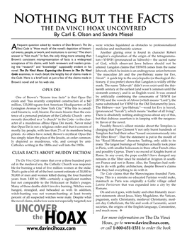 The Da Vinci Hoax Uncovered by Carl E