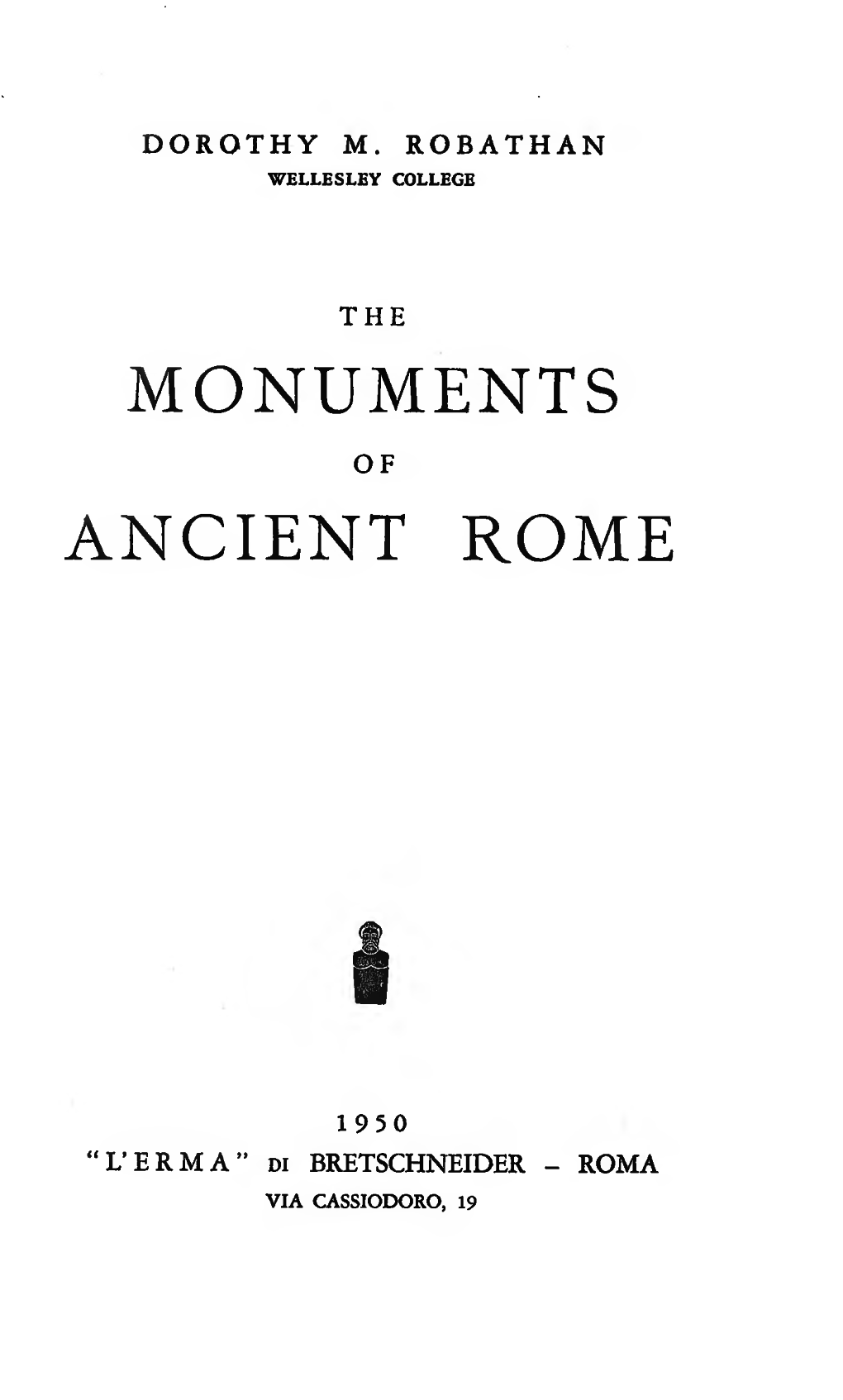 Monuments Ancient Rome