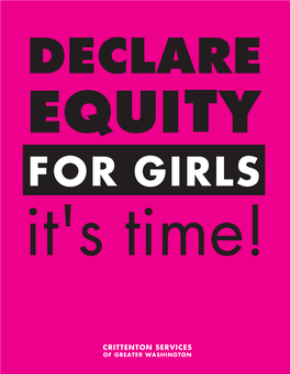 Declare Equity for Girls