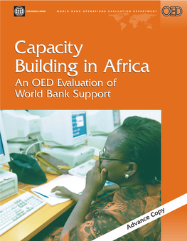 Capacity Building in Africa an OED Evaluation of World Bank Support