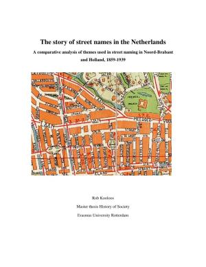 The Story of Street Names in the Netherlands