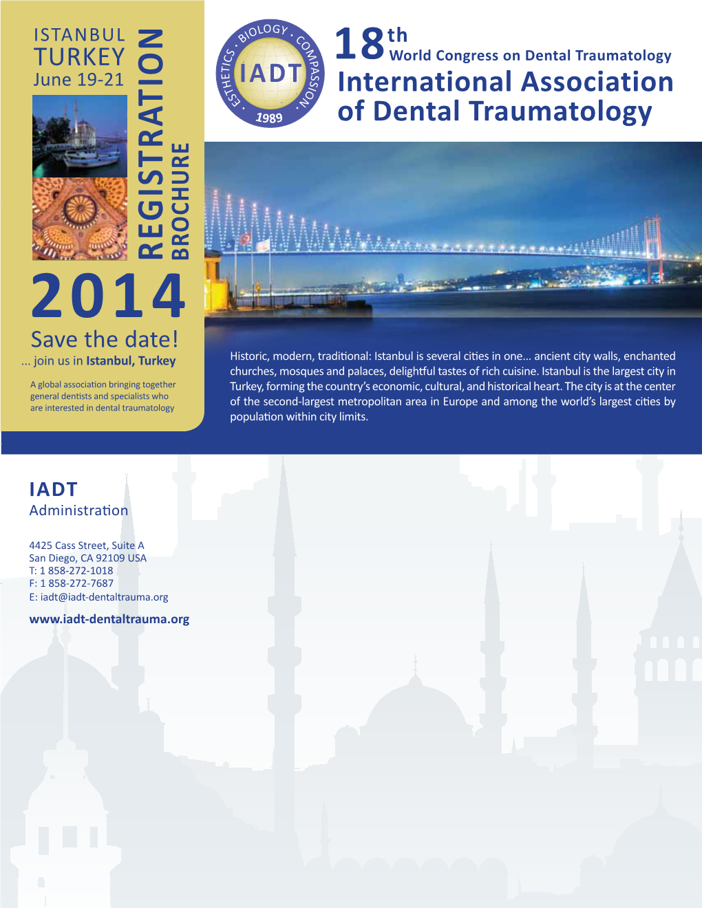 REGISTRATION BROCHURE 2014 Save the Date!