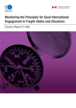 Monitoring the Principles for Good International Engagement in Fragile States and Situations Country Report 4: Haiti