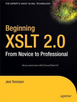 Beginning XSLT 2.0 from Novice to Professional