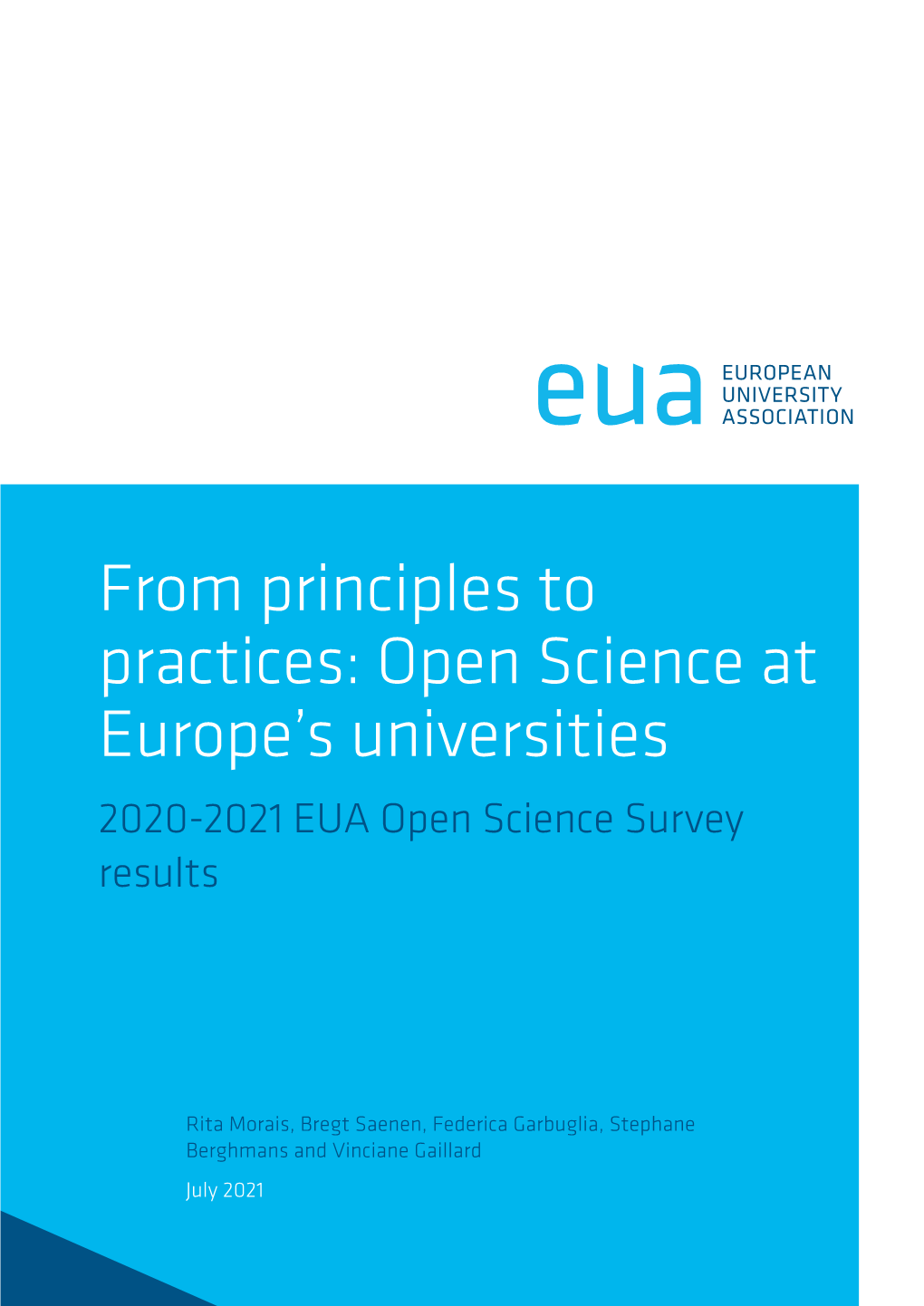 From Principles to Practices: Open Science at Europe's Universities