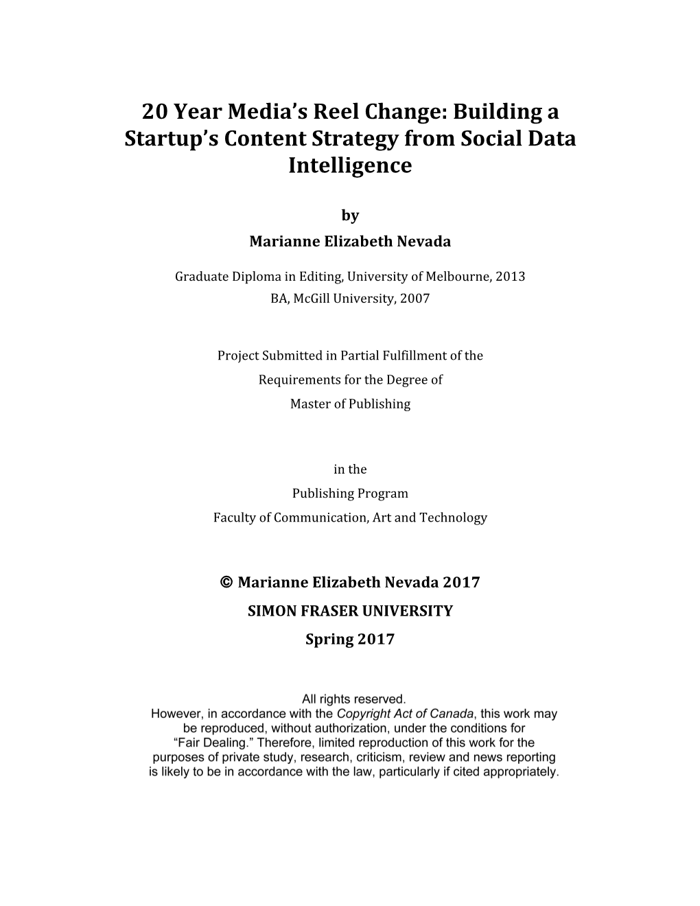 Building a Startup's Content Strategy from Social Data Intelligence