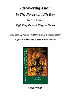 Discovering Aslan in the Horse and His Boy by C