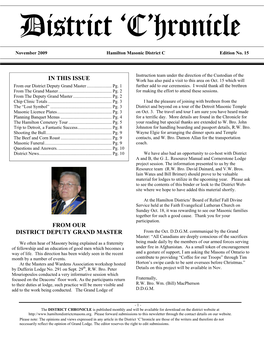 District Chronicle September Edition No