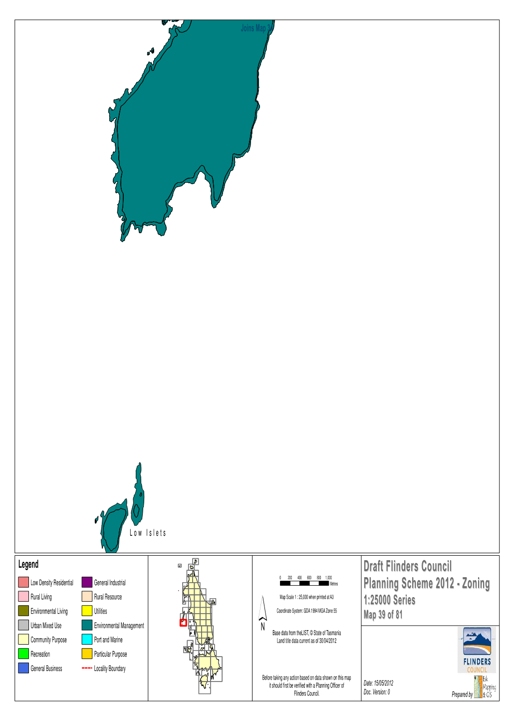 Draft Flinders Council Planning Scheme 2012