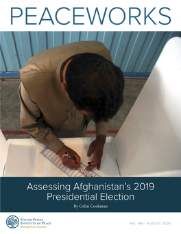 Assessing Afghanistan's 2019 Presidential Election