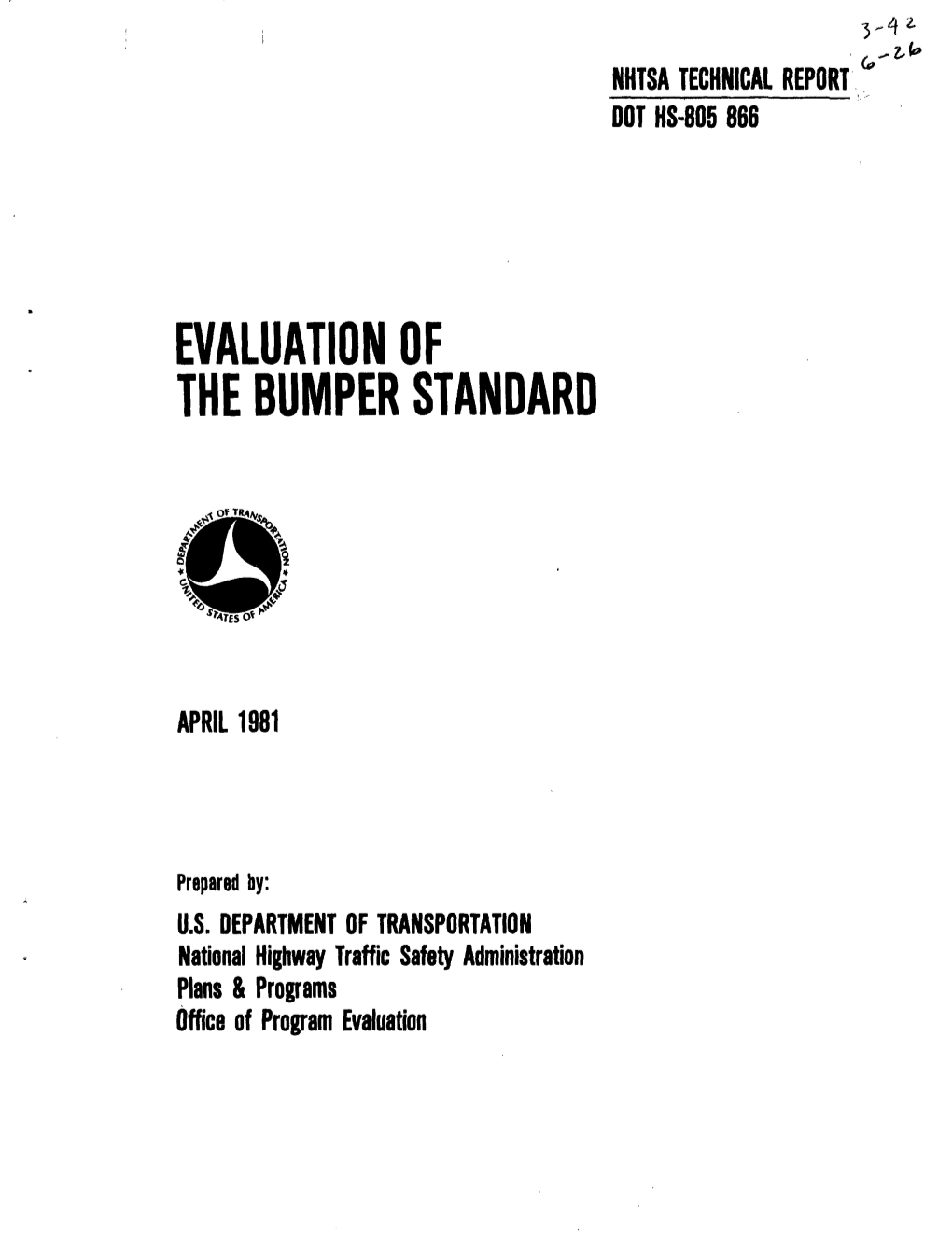 Evaluation of the Bumper Standard