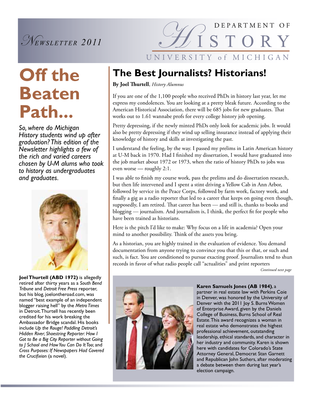 2011 Newsletter