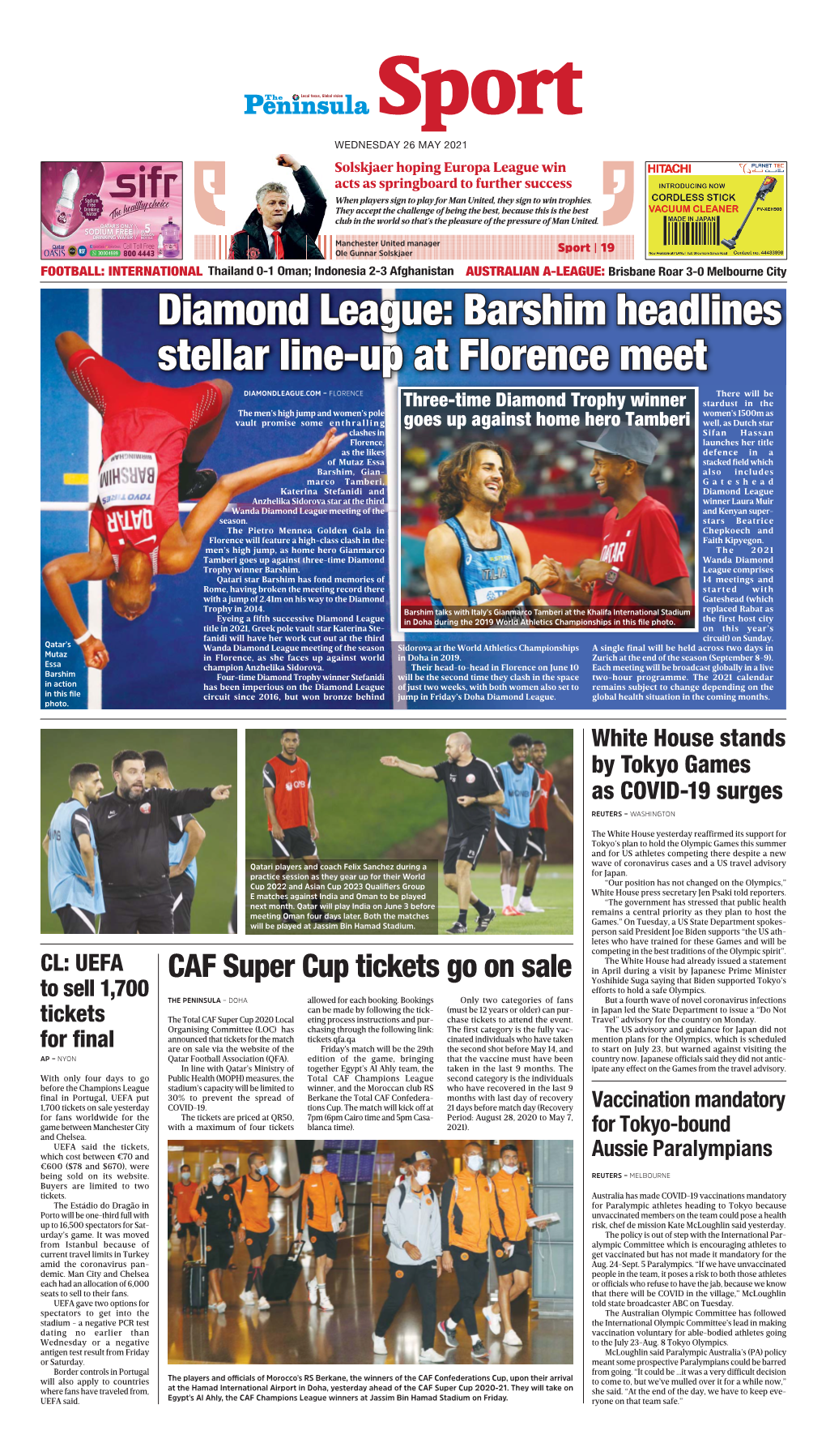 Diamond League: Barshim Headlines Stellar Line-Up at Florence Meet