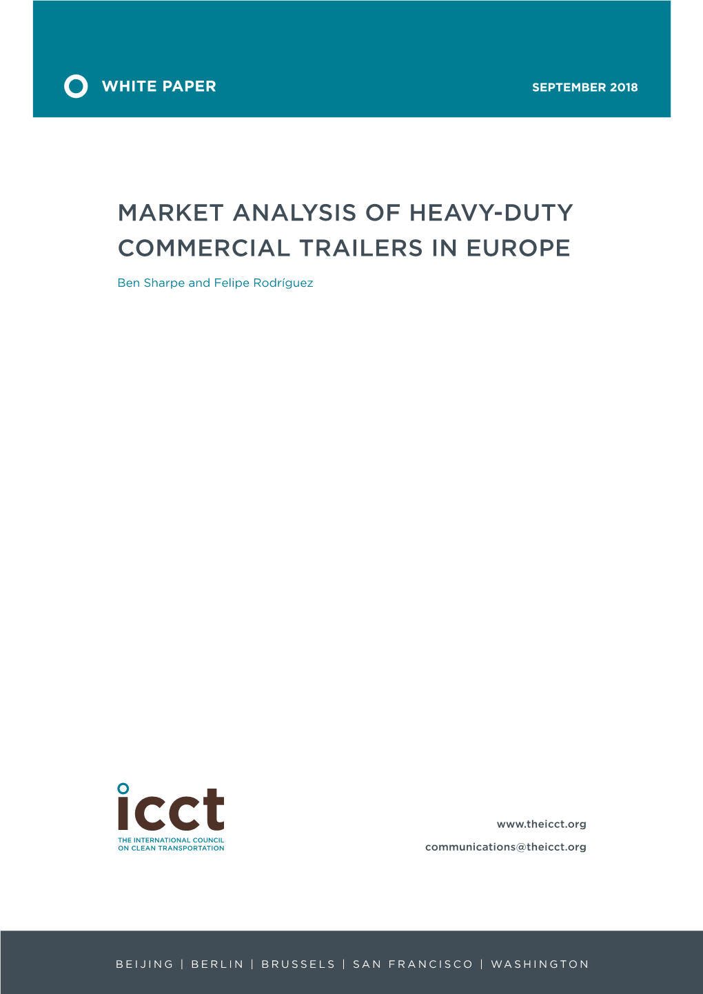 Market Analysis of Heavy-Duty Commercial Trailers in Europe