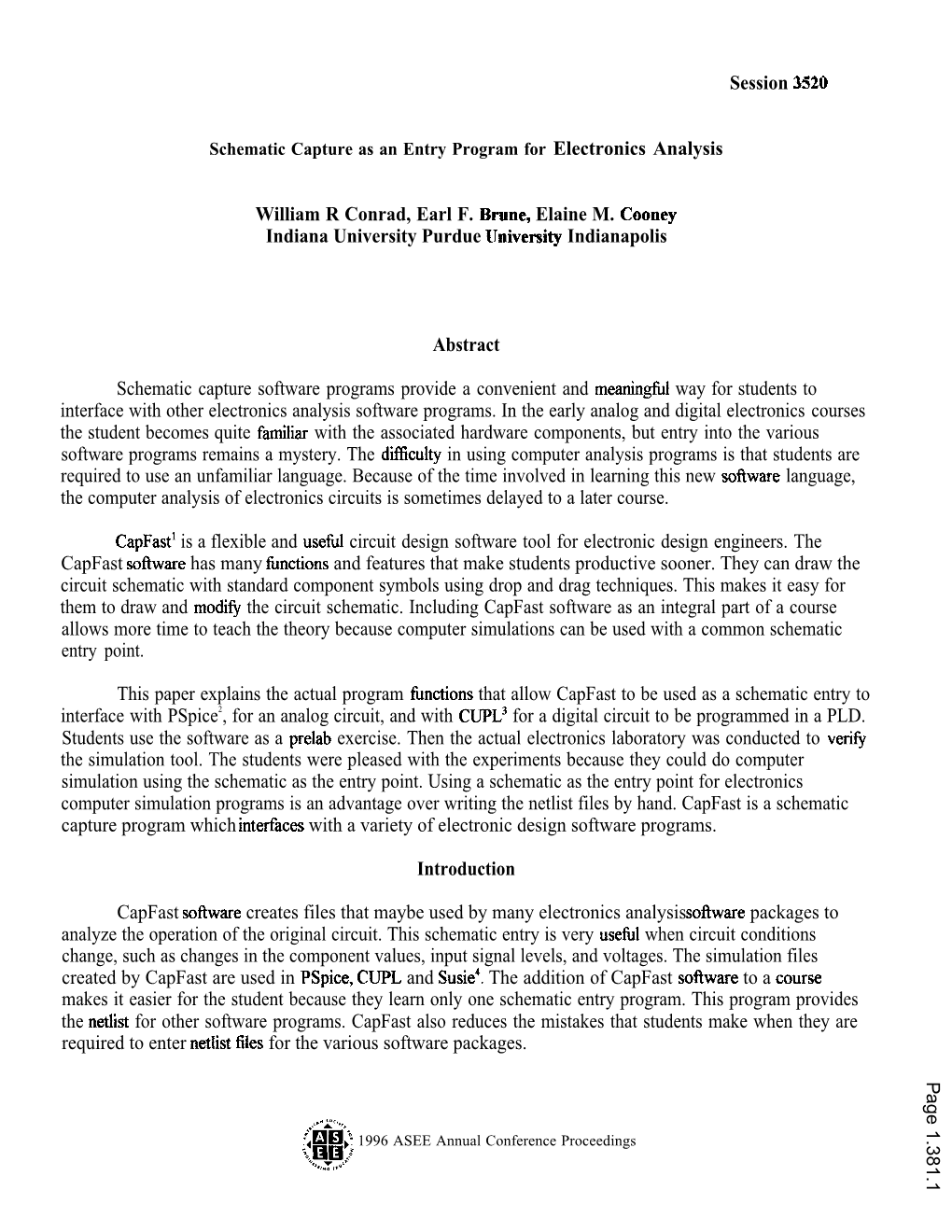 Schematic Capture As an Entry Program for Electronics Analysis