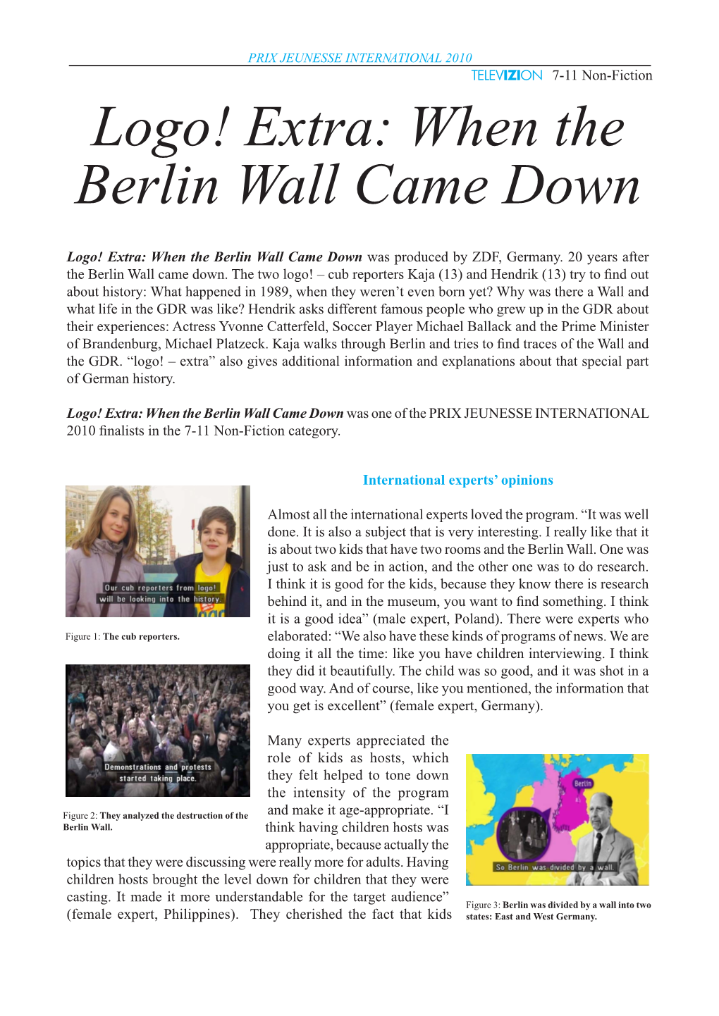 Logo! Extra: When the Berlin Wall Came Down