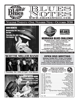 Nebraska Blues Challenge Competition for Local Bands Since 2011