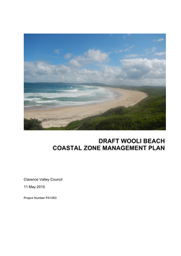 Draft Wooli Beach Coastal Zone Management Plan