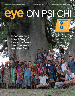 Decolonizing Psychology: Lessons from the Classroom and the Bush CONTENTS